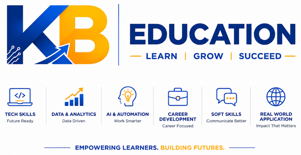 KB Education — Learn | Grow | Succeed — Empowering Learners. Building Futures.